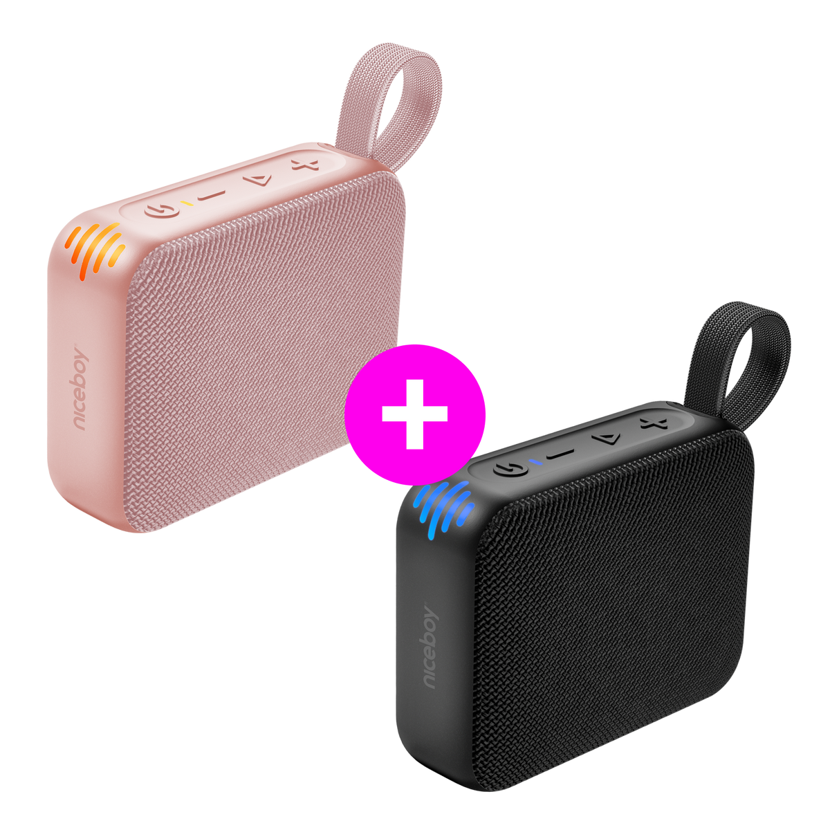 Set promoțional 2× Atom 4 Pink + Black