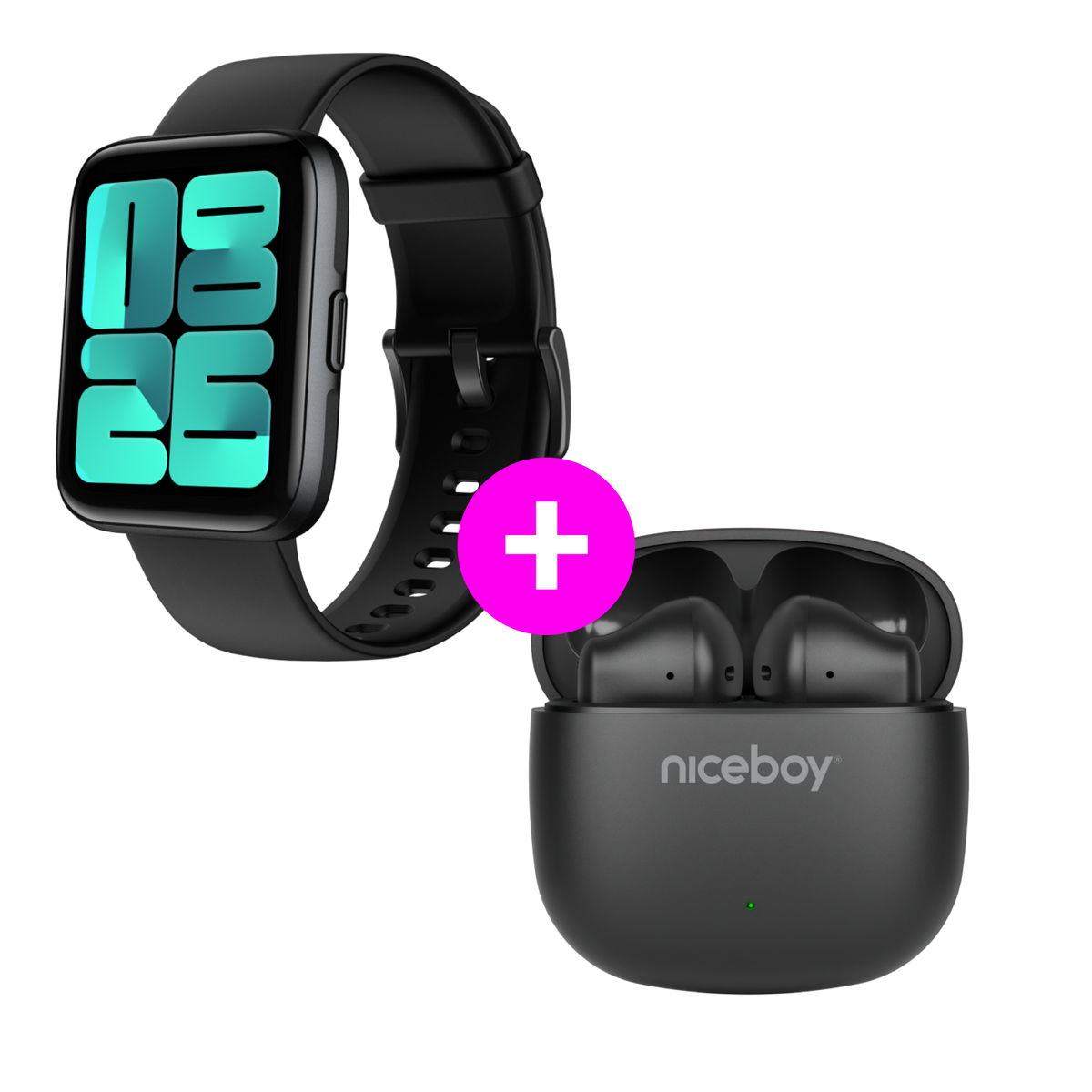 Set promoțional Watch Lite 4 Black + Beans 4 POP Black