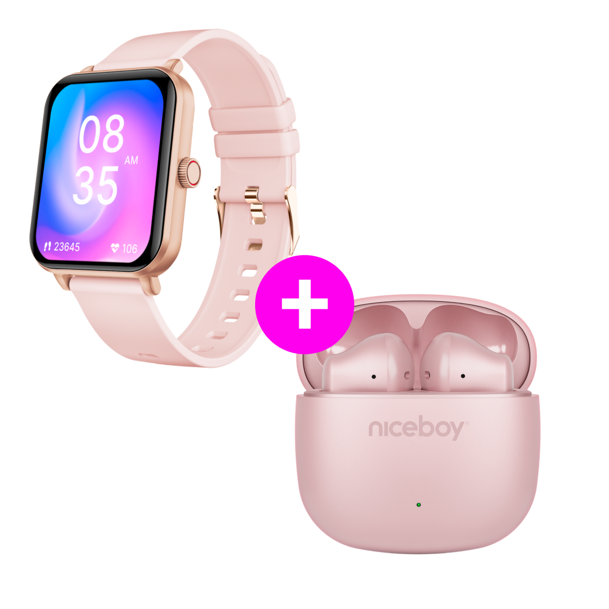 Set promoțional Watch Lite 4 Rose + Beans 4 POP Pink