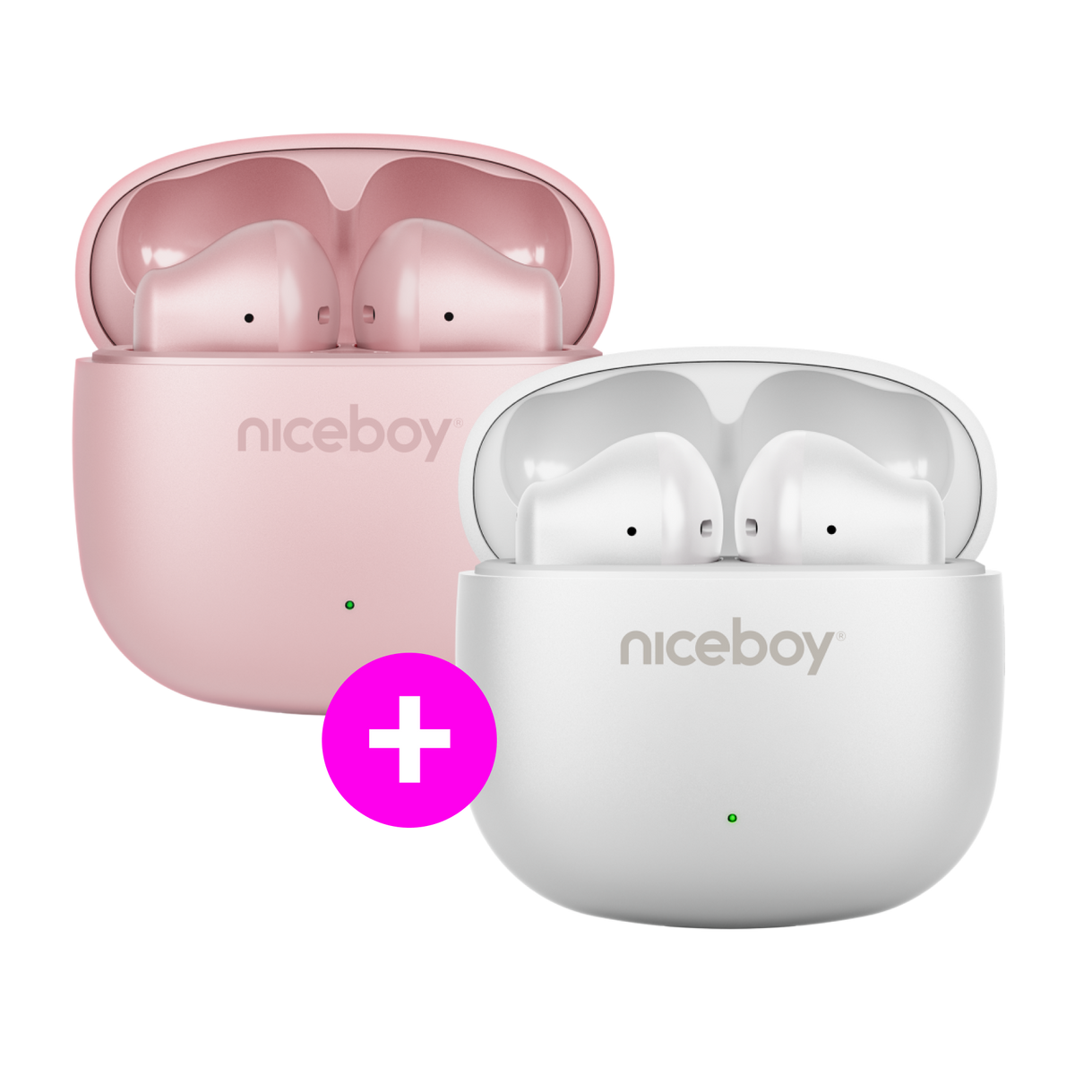 Set promoțional 2× Beans 4 POP Pink + White