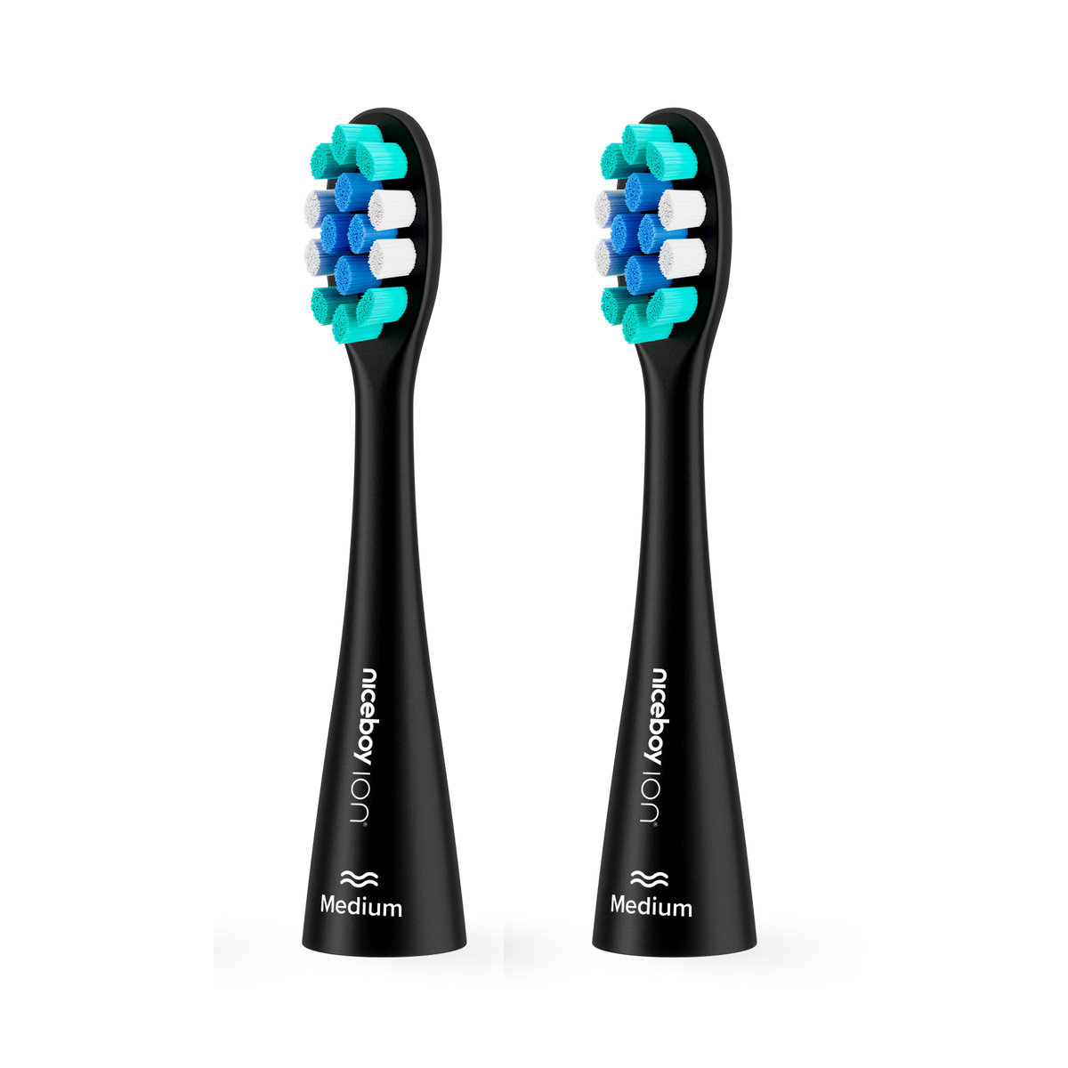 Capete de schimb Sonic Medium black 2 buc