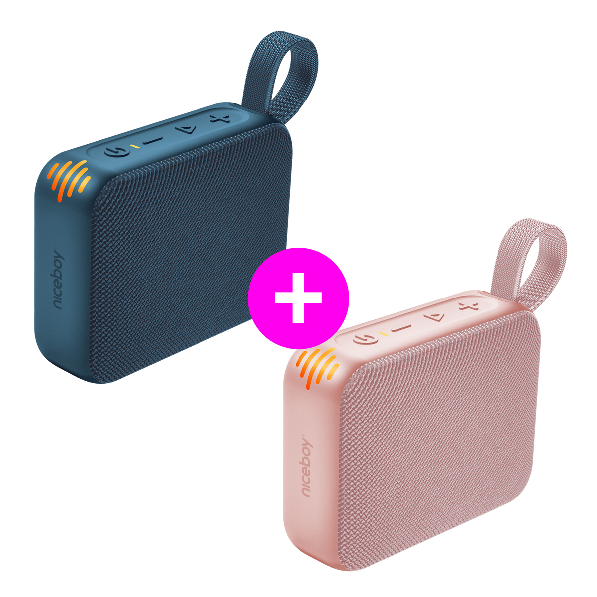 Set promoțional 2× Atom 4 Blue + Pink
