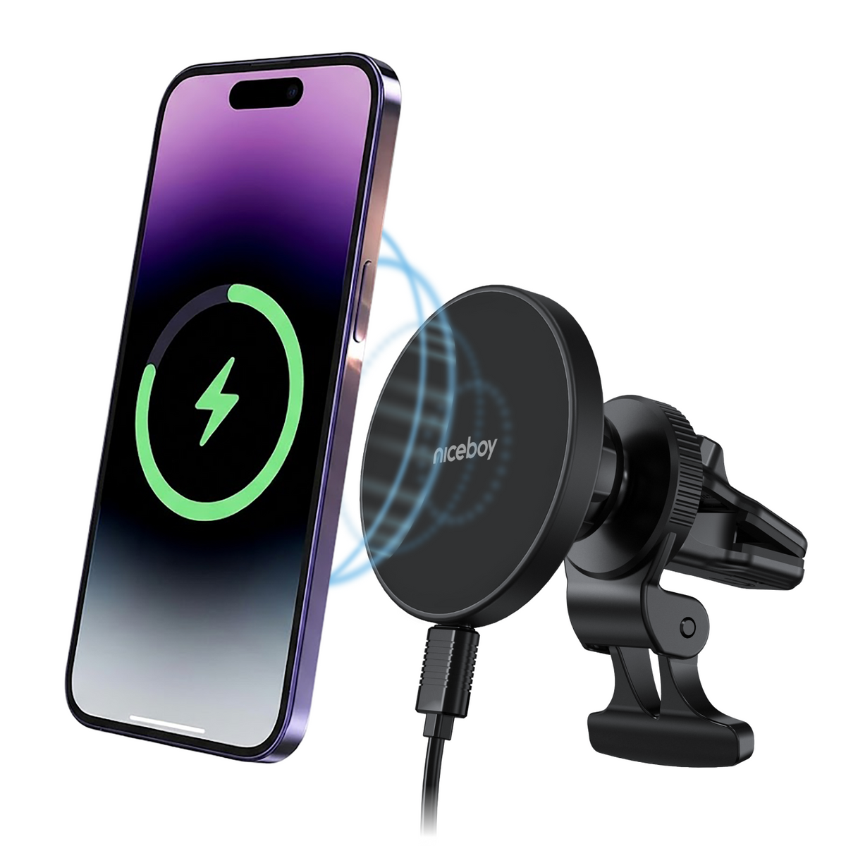 Încărcător wireless auto 15W
