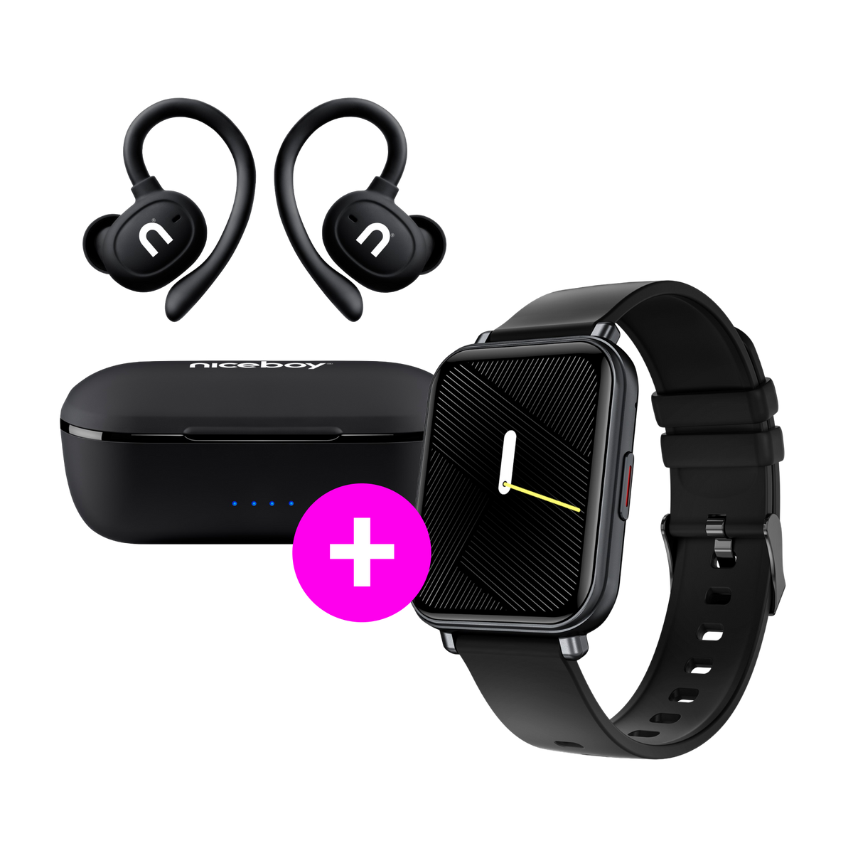 Set promoțional Airsport 3 PRO + Watch 4 Carbon black
