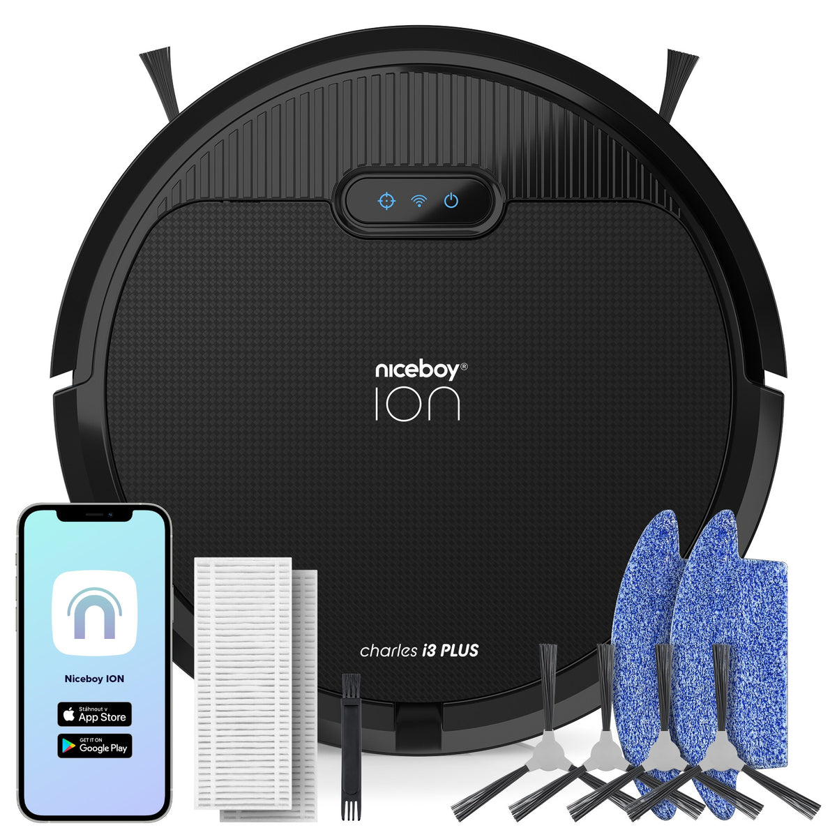 Charles i3 Plus Negru