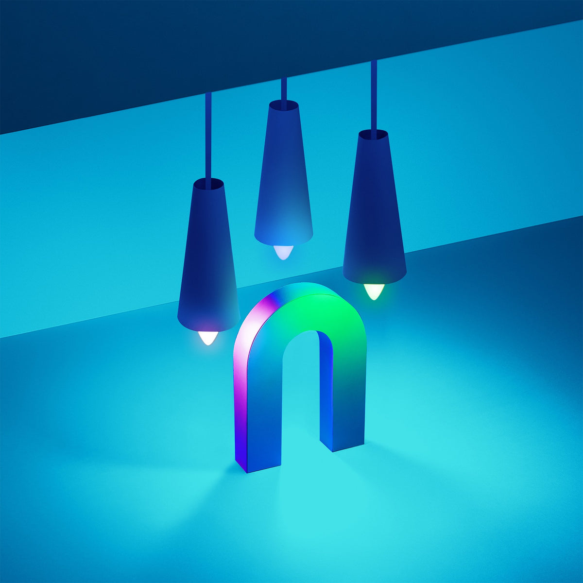 SmartBulb RGB E14 6W pachet triplu